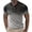 Purple 1EE, variant on Afuyipoi Men's Geometric Print Zip Shirt,Lightweight V-Neck Full-Zip Front Casual T-Shirts Multicolor 2XL