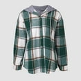 thumbnail image 4 of Coats for Girls 8-10 Kids' (4-15Y) Sherpa-Lined Plaid Jacket Boys Girls Long Sleeve Button Down Hooded Jacket Warm Fashion Winter Coat, 4 of 4