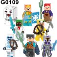 thumbnail image 2 of G0109 Nuevo Juego Famoso My World Ghast Horse Breeder Baker Spelunker Royal Knight Mini Figuras Bloques De Construcción Juguetes Niños, 2 of 3