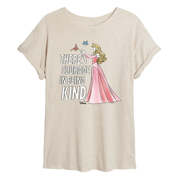 Disney - Courage In Being Kind - Juniors Ideal Flowy Muscle T-Shirt