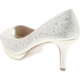 thumbnail image 3 of City Classified Frank Comfort Soft Foam Peep Toe Glitter Rhinestones High Heel Dress Pump, 3 of 7