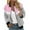 Grey, variant on Pisexur Womens Jacket Windbreaker Jacket Trench Coats Fall Jackets Women's Casual Fashion Printed Pocket Zippered Coat