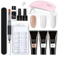 thumbnail image 1 of Kit De Iniciación De Gel Para Decoración De Uñas, Kit De Gel De Uñas Profesional Fácil De Usar, Insípido De Larga Duración Con Lámpara De Uñas Para Uso Doméstico, 1 of 6