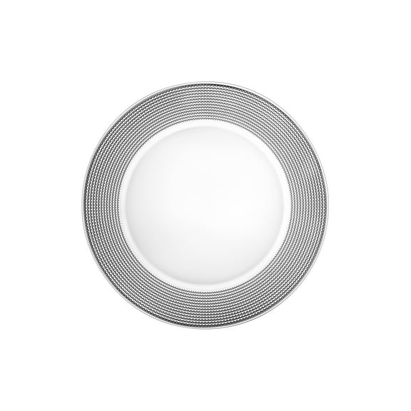 Majestic Gifts Inc. Majestic Gifts Inc Set/2 Glass Charger Plate-W/Beautiful Border-12.5"D
