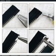 thumbnail image 3 of 60 kits de reparación de cremalleras de aleación de zinc, pasadores de inserción deslizantes de 3 colores para tope superior de cremallera, accesorios de repuesto de 123 piezas, 3 of 5