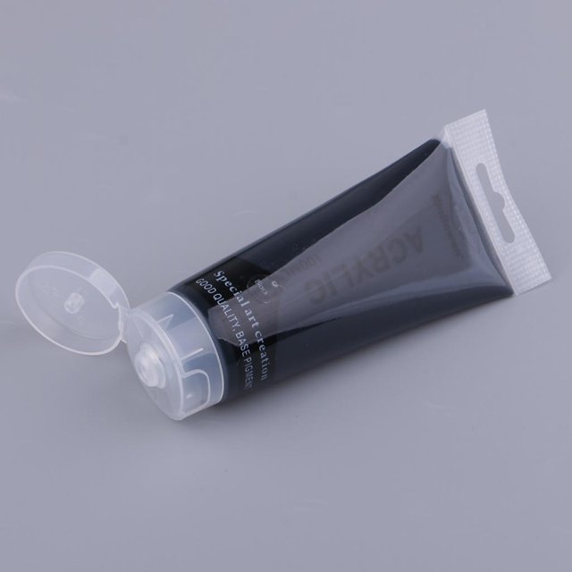 Tubo de Pintura Acrílica BLESIY 100 Ml Negro