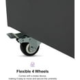 thumbnail image 6 of PURPLE LEAF Patio Umbrella Base WK4500 with 4 Lockable Wheels 1100 lbs High Capacity Heavy-Duty Cantilever Offset Steel Umbrella Base Weighted Base For 11 x11FT,13FT, 6 of 6