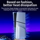 thumbnail image 4 of Soporte de refrigeración vertical LED RGB compatible con PlayStation 5 Slim/Pro: base antideslizante y estable para accesorios de consolas PS5 Slim y Pro, 4 of 7