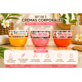 thumbnail image 2 of FATAZEN Set 3 Cremas Corporales Hidratantes 150 g c/u Mango Naranja y Durazno para Todo Tipo de Piel Libre de Crueldad Animal, 2 of 5