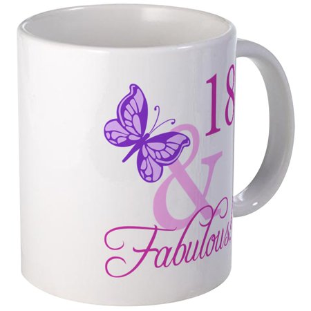 CafePress - Fabulous 18Th Birthday For Girls Mug - Unique Coffee Mug, Coffee Cup