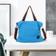 thumbnail image 5 of Bolso bandolera de lona para mujer, bolso de lona artístico de moda para el tiempo libre Azul cielo, 5 of 5