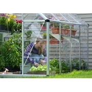 Palram - Canopia Snap & Grow - Multiple Sizes - Silver - Walk-In Greenhouse