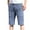 Blue, variant on Wancir Men's Denim Shorts Summer Casual Stretch Jean Shorts Slim Fit Classic Short Jeans with Cargo Pockets