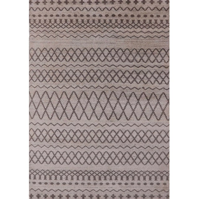 Ahgly Company Rectangle Intérieur Milieu du Siècle Moderne Puce Pourpre Tapis de Zone Orientale, 3' x 5'