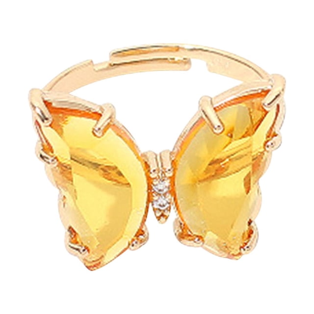 Anillos para mujer, regalos para mujer, anillo de boca viva transparente de color, anillo femenino Ins Net Red Girl, anillo de moda, anillo vivo