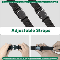 Air Conditioner Cover Outside, Window AC Unit Cover, Dust-Proof Waterproof Outdoor Window AC Protection Cover 43x30x33cm