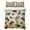 Brown, variant on Twin XL Quilt Set 68''x98'', Burnt Orange Teal Ombre Lightweight Bedspread Coverlet Set with 2 Pillow Shams, Modern Abstract Art Breathable All Season Quilt Bedding for Dorm/Guest Room