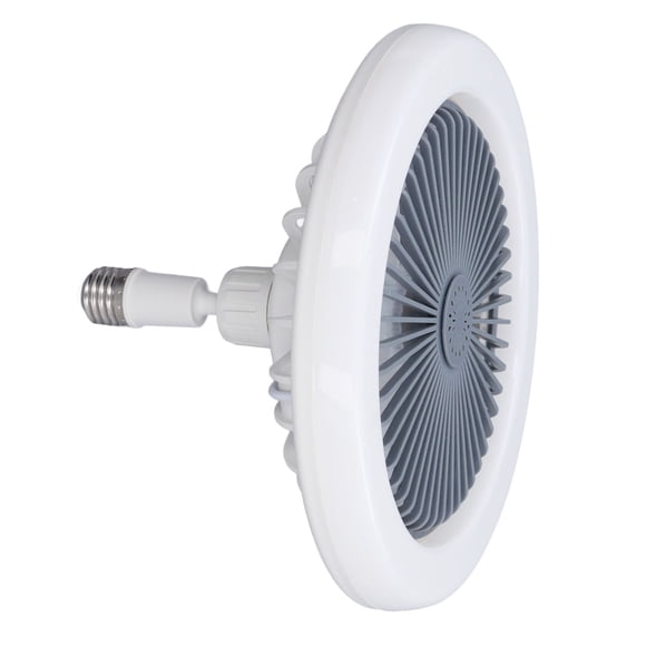 Luz del Ventilador de Techo, Enfriamiento Cómodo 3 Velocidad de Viento 6500K Luz de Ventilador PC Abs Con Base de Lámpara E27 para Espacio