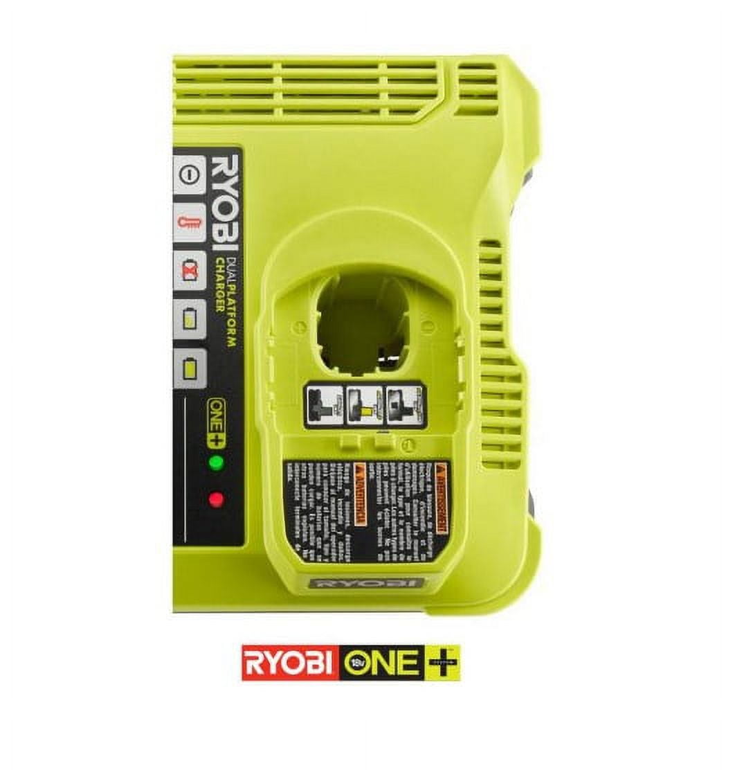 Ryobi ONE+ Lithium-Ion Dual Platform Charger for RYOBI 18-Volt ONE+ and 40-Volt Batteries