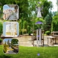 thumbnail image 5 of Solar Wind Chimes for Outside, Angel LED Wind Chimes Outdoor Garden Decoration, Memorial Wind Chimes Outdoor Waterproof, Hanging Wind Chimes Lights for Garden Patio Yard Decor, Gifts for Women, 5 of 7