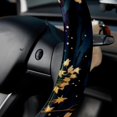 thumbnail image 5 of Starry Plants 14.5 Inch Printing PVC Leather Car Wheel Covers Steering Wheel Cover Auto Accessories, 5 of 6