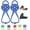 Blue, variant on Non Slip Gripper Spikes 2026 New 5-Claw Silicone Ice Traction Cleats, Universal Anti-Slip Snow Grips for Hiking Walking Climbing Fishing Shoes