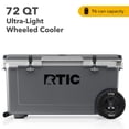 thumbnail image 3 of Cooler RTIC, ultraligero, con ruedas de 72 cuartos de galón, con aislamiento duro, 3 of 6