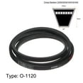 thumbnail image 2 of Uxcell O-1120 1120mm Pitch Length V Belts Drive Belt Rubber for Power Transmission, 2 of 6