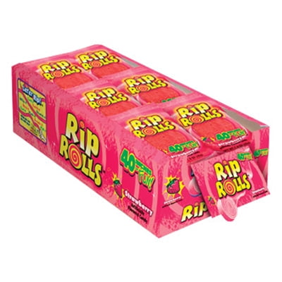 Strawberry Rip Rolls, 1.4oz., 24 Count