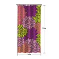 thumbnail image 5 of Pink Floral and Petal Pattern Shower Curtain 36"x72" ,Bathroom Decorative Shower Curtains Set with 12 Hooks,Modern Waterproof Washable Shower Curtain, 5 of 6