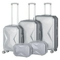 thumbnail image 1 of HIKOLAYAE Valise verticale avec roulette à 8 roues, 5 pièces - Conforme à la TSA, 1 of 7