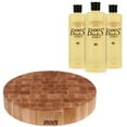 thumbnail image 1 of John Boos Collection Classique Bloc de Coupe Ronde W / Huile Mystère (3 Pack), 1 of 10