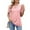 #Pink, variant on TODOZO Basic Tops for Women Pack 2025 Womens Tops Shirts for Women Trendy Casual Tshirts Shirts for Women Casual Crew Neck Short Sleeve Pleated Tops Tunic Blouses Fashion Clothes 2025 Black L
