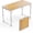 Natural, variant on WoofPaw 4FT White Folding Table with Carrying Handle Height Adjustable Lightweight Fold Up Portable for Indoor Outdoor Picnic,Camping,Hiking,Fishing,BBQ …