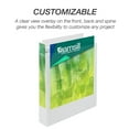 thumbnail image 6 of Samsill 18957 11 in. x 8.5 in. 3 Rings 1.5 in. Capacity Earth's Choice Plant-Based Round Ring View Binder - White, 6 of 8