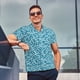 thumbnail image 4 of Fotbe Beautiful Floral Camiseta Polo de Golf para Hombre con Estampado – Camisa Deportiva Transpirable con Cuello Abotonado-Small, 4 of 6
