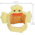 thumbnail image 2 of ATTOE Chapeau de Chat Mignon, Chapeau de Chat en Forme de Canard, Chapeau de Jeu de Rôle de Chat Drôle, Chaud et Confortable, Adapté à la Décoration de Vacances de Chat, 2 of 6