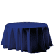thumbnail image 1 of Mantel Para Mesa Redonda Medida 2.90 Diámetro Azul Rey, 1 of 5