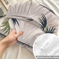 thumbnail image 4 of Twin XL Size Fitted Sheet Set - Palm Tree 2 Piece Bedding Sets 16" Deep Pocket Fitted Sheet with 1 Pillowcases, Tropical Coconut Botanical Summer Seaside Brushed Microfiber Hotel Luxury Bed Sheets, 4 of 9