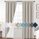 thumbnail image 1 of Cortinas 100 % opacas con aspecto de lino de 84 pulgadas de largo para dormitorio, con bolsillo para barra de bloqueo de luz completa, cortinas gruesas con textura de lino para ventana con respaldo blanco, natural, 2 paneles, piedra de 42 pulgadas de ancho x 84 pulgadas de largo, 1 of 5