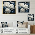 thumbnail image 4 of Designart "Pale Azure Carnation Composition V" Carnations Wall Decor, 4 of 7