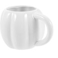 thumbnail image 6 of LEORX 1Pack Pumpkin Beverage Cup  Pumpkin Shaped Mugs White Ceramic 500ml, 6 of 8