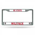 thumbnail image 1 of North Carolina State Wolfpack Chrome License Plate Frame, 1 of 1