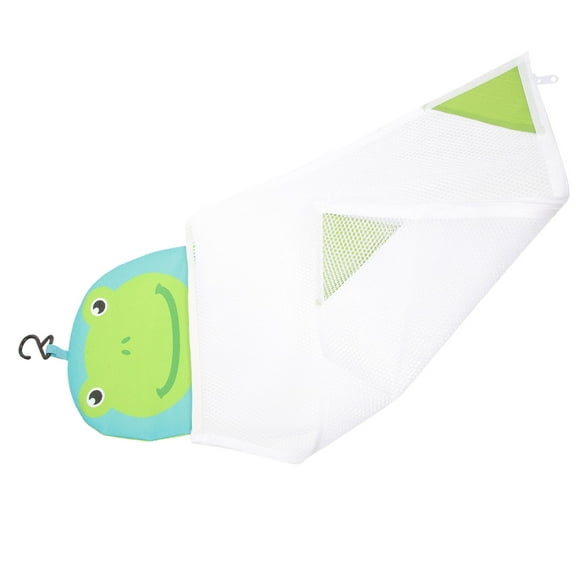 GAXIRE Green Baby Bath Toy Organizer with Mesh Storage Bag for Candy Storage and Bathroom Supplies 12"x16"