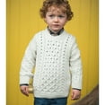 thumbnail image 3 of Aran Woollen Mills Knitted Sweater for Kids 100% Premium SuperSoft Merino Wool Pullover for Children Made in Ireland, 3 of 7