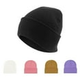 thumbnail image 4 of Keevoom Beanie Hat Men Women Beanies Knit Cuffed Winter Hats Ski Cap - Brown, 4 of 6