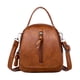 thumbnail image 1 of Mochila vintage de piel sintética versátil, bolso de hombro, bolso de viaje, mochila de moda para mujer (marrón), 1 of 8