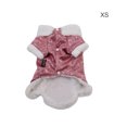 thumbnail image 3 of Ropa de mascotas engrosada cómoda mascotas Ropa con botón Tang Trajes de primavera Festival de primavera Abrigos Disfraces para el frío otoño invierno rosa xs kenally PT000678-06, 3 of 7