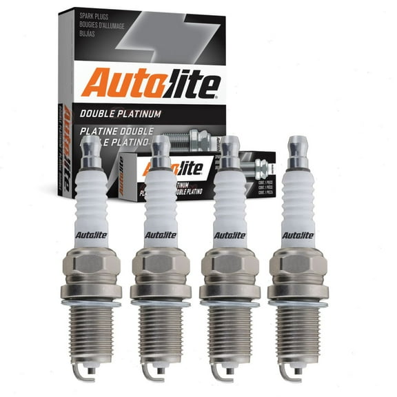 4 pc Autolite Double Platinum Spark Plugs compatible with Subaru Forester 1998-2010