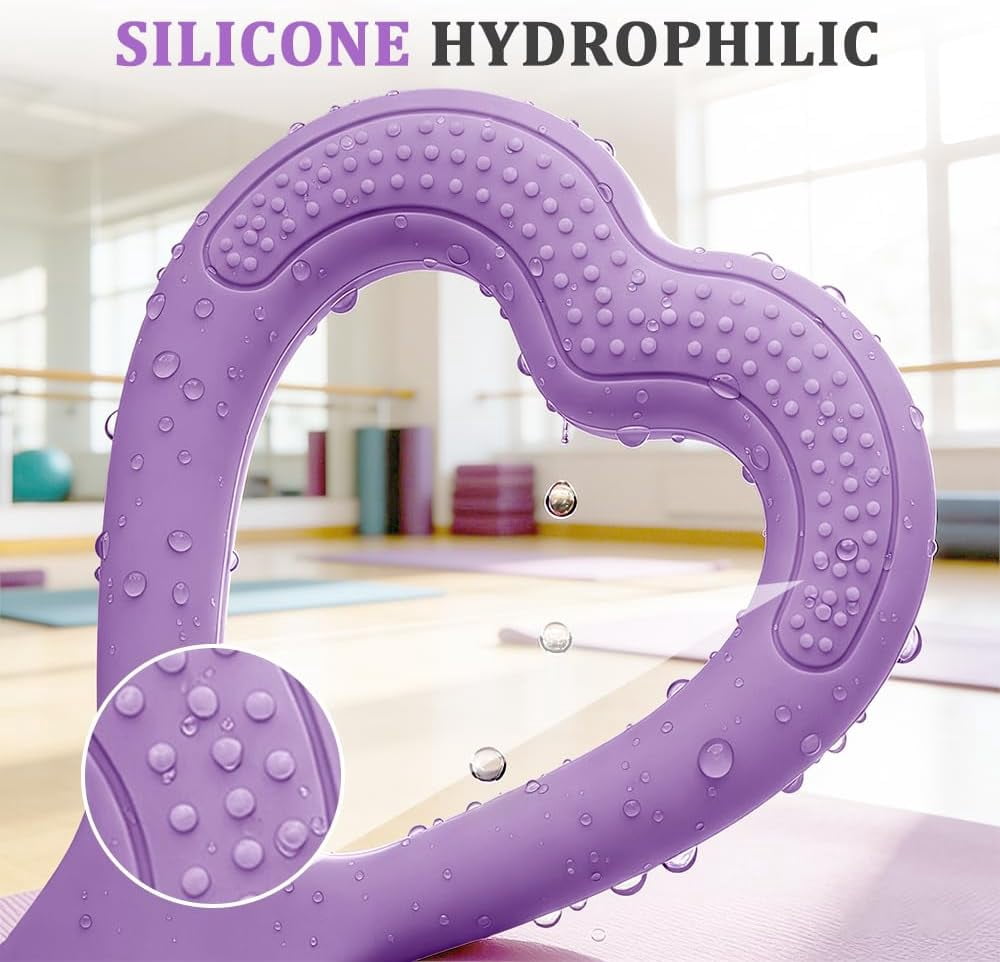 Figure 8 Resistance Bands Exercise Bands for Women, 2026 New Resistance Band with Handles for Working Out, Elastic Ropes for Arm Back Shoulder Stretching Training
